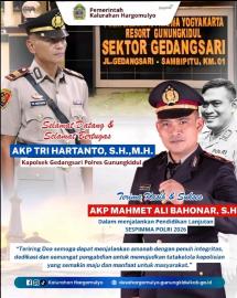 AKP TRI HARTANTO, S.H.,M.H SELAKU KAPOLSEK BARU GEDANGSARI